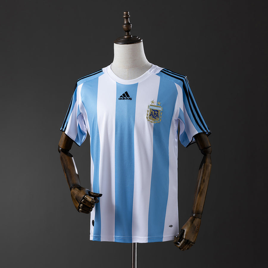Argentina Principal Retrô Camisa 2010