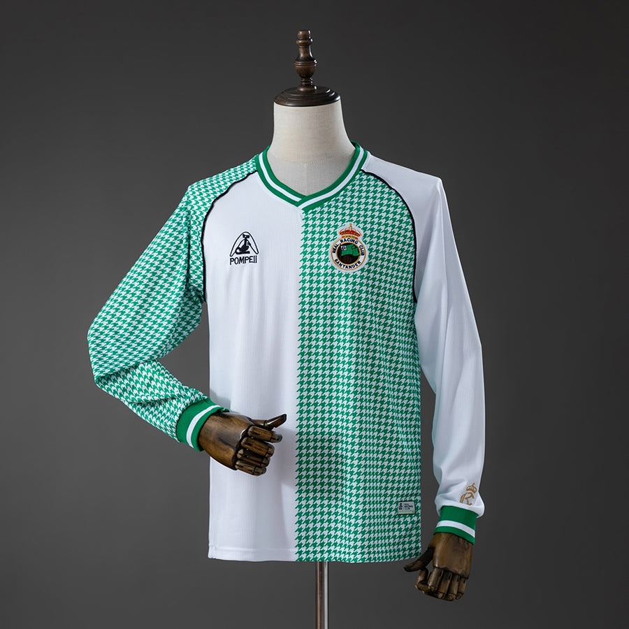 Racing de Santander 113th Manga Longa Aniversário Camisa