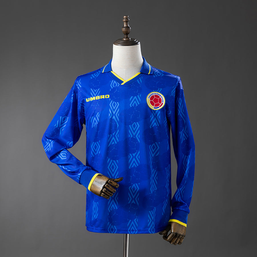 Colômbia Long-sleeved Secundária Camisa 1994