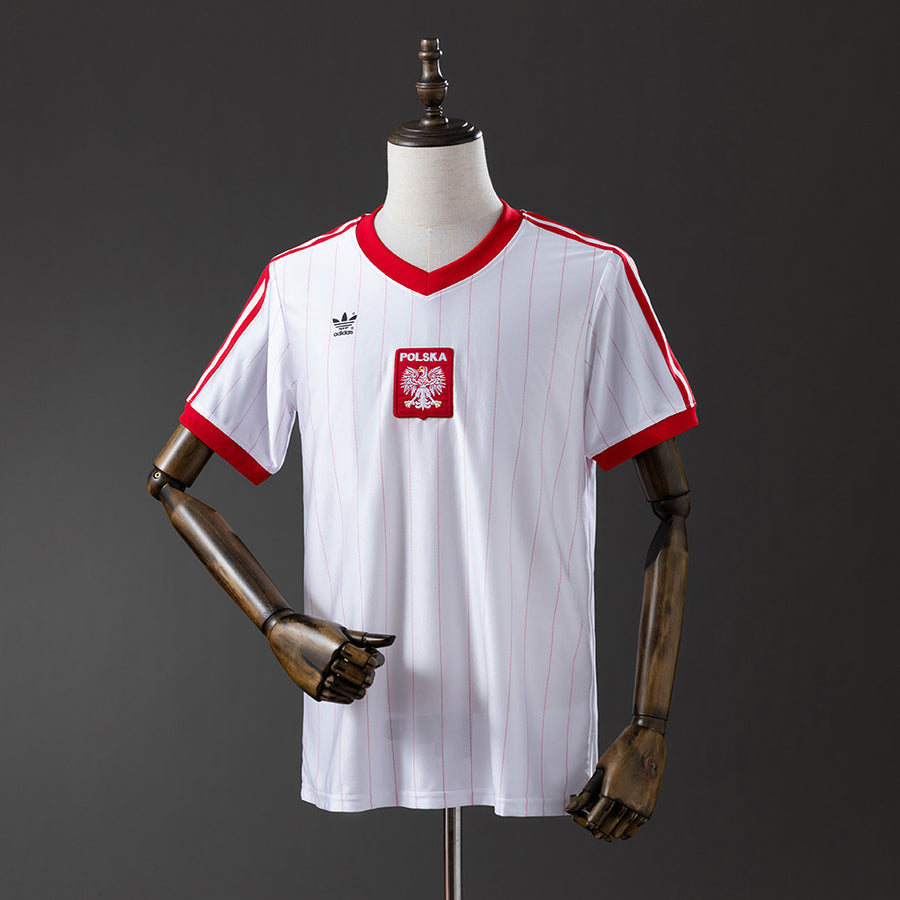 Poland Principal Retrô Camisa 1982
