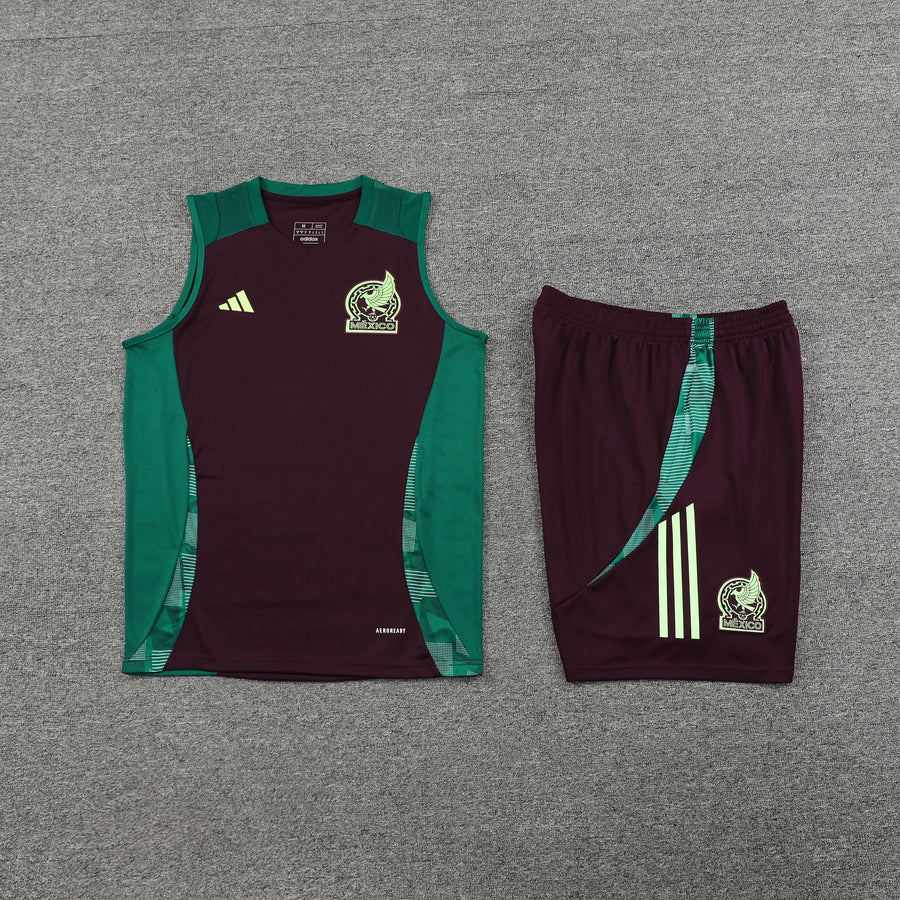 Conjunto Regata Uniforme de treinamento mexicano 24/25