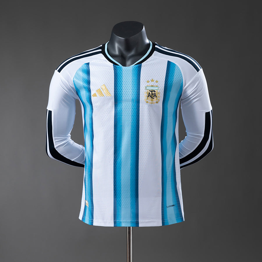 Argentina Principal Manga Longa Versão Jogador Camisa 2026