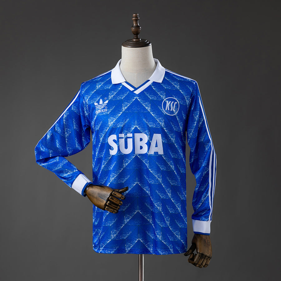 Karlsruher Long Sleeved Principal Retrô Camisa 89/90