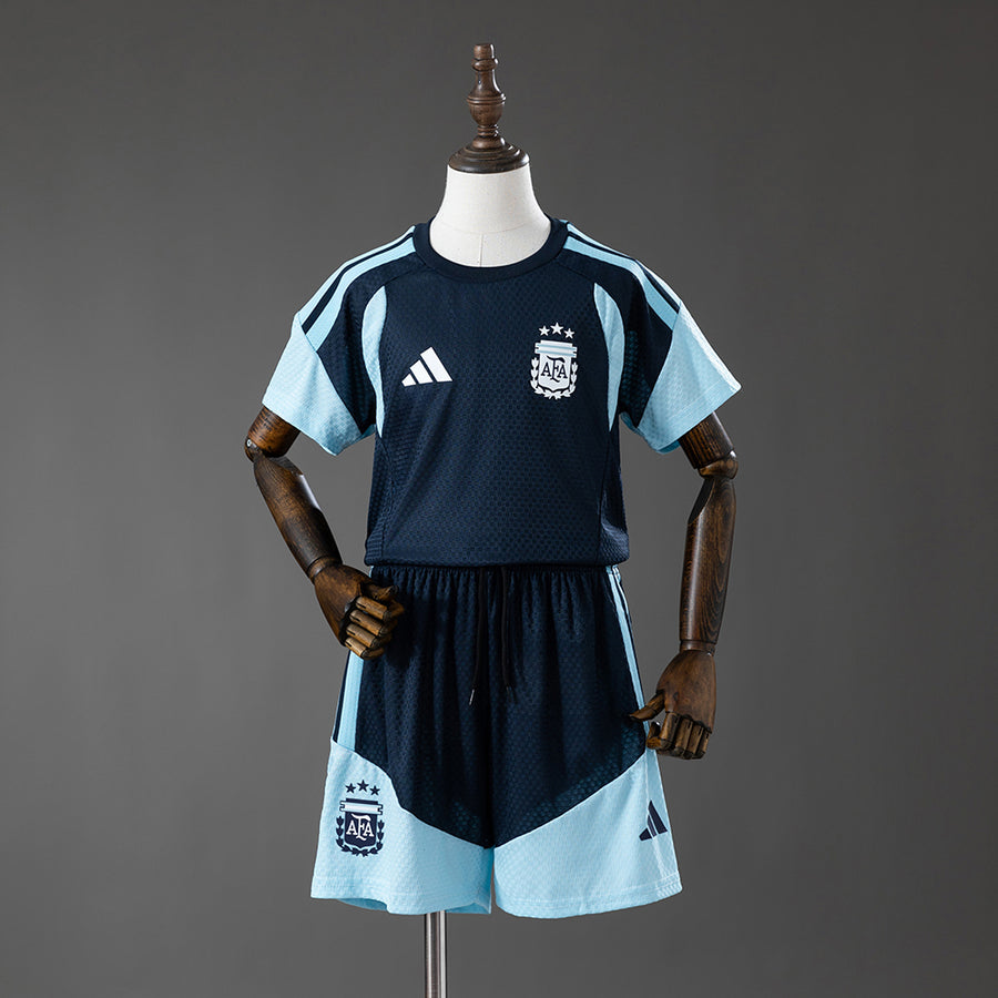 Argentina - Azul Infantil Kit Treino Versão Jogador Camisa 2028