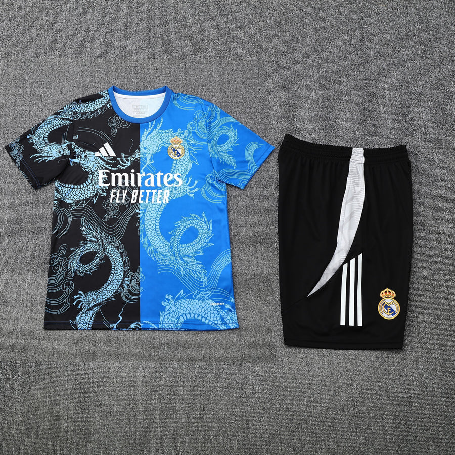 Conjunto Social Real Madrid Treino Manga Curta 25/26
