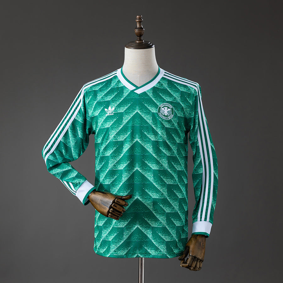 Alemanha Secundária Retrô Manga Longa Camisa 90/91