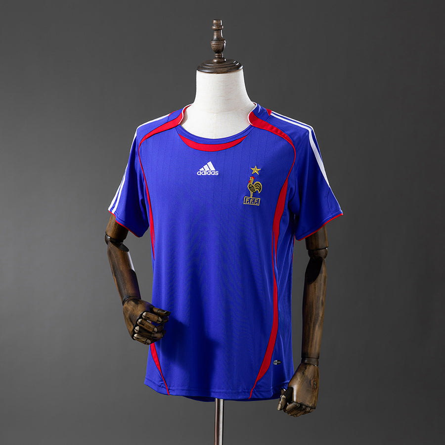França Principal Retrô Camisa 2006