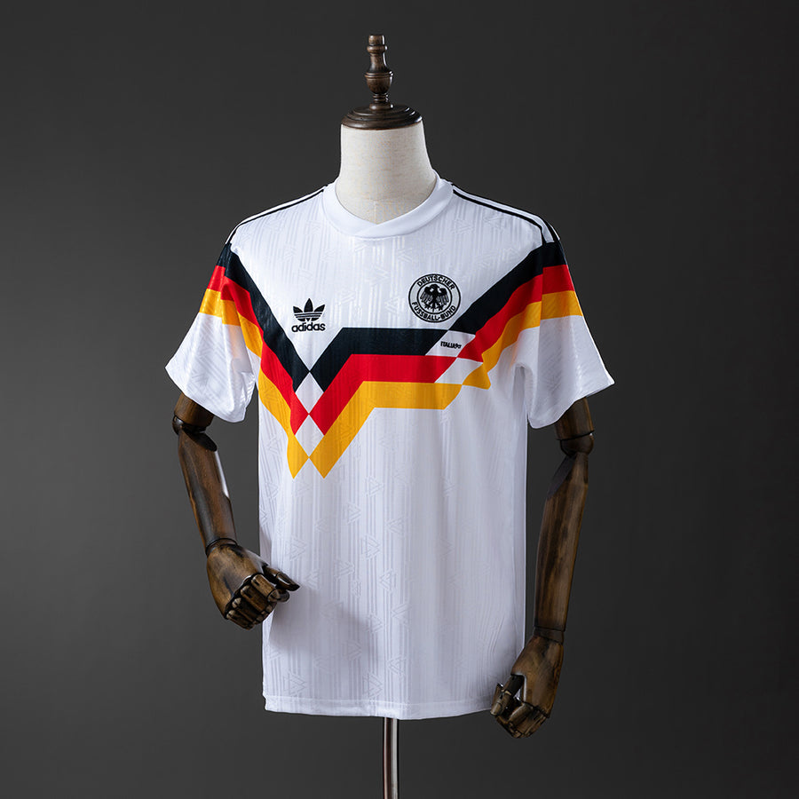 Alemanha Principal Retrô Camisa 1990