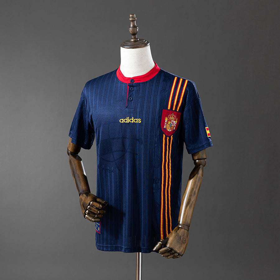 Espanha Secundária Retrô Camisa 1996