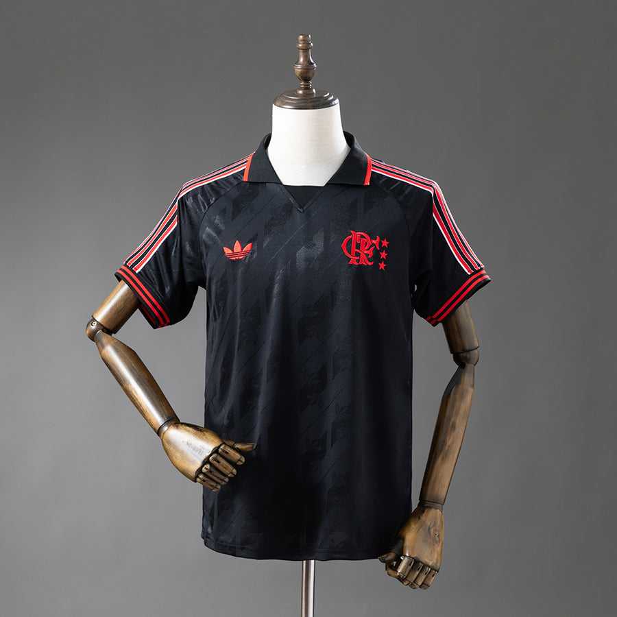 Flamengo Lifestyler - Preto Retrô Camisa 25/26