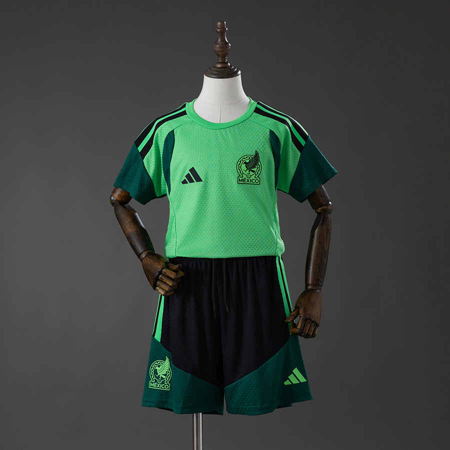 México - Verde Infantil Kit Treino Versão Jogador Camisa 2028