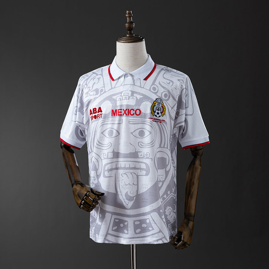 México Secundária Retrô Camisa 1998