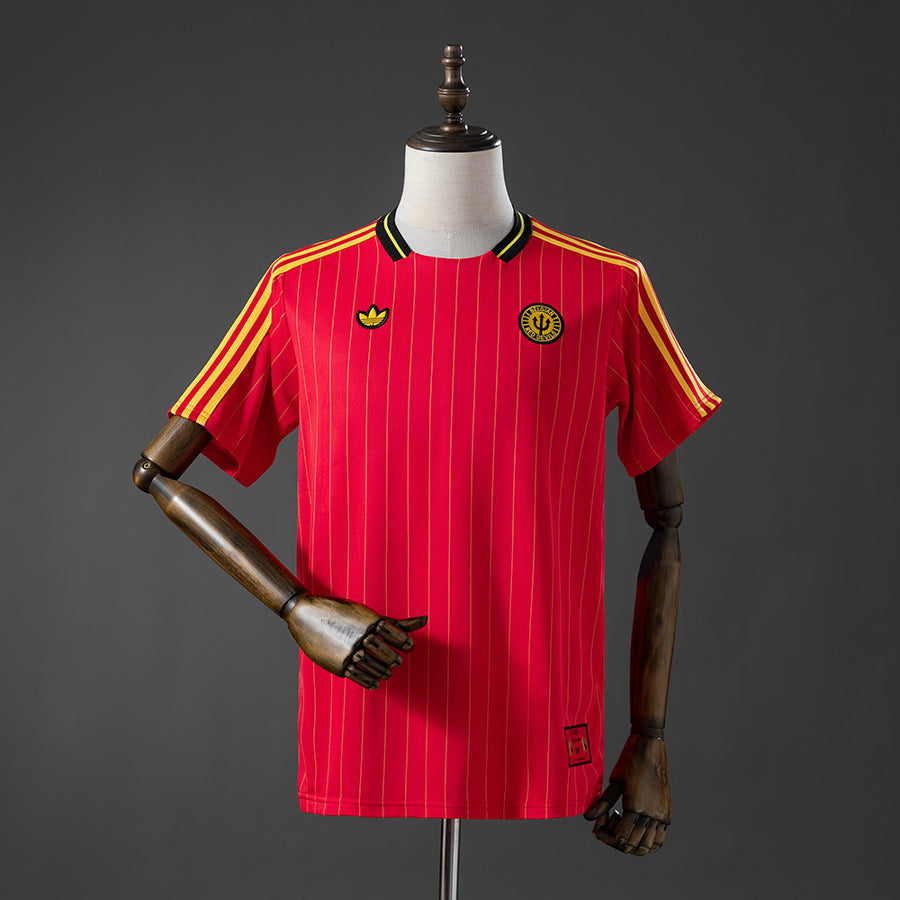 Bélgica Ícones de Arquibancada Vermelho Camisa