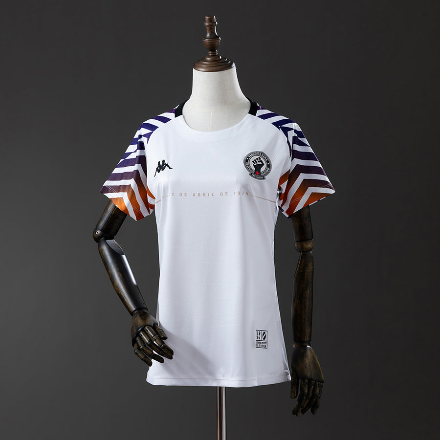 Vasco da Gama Warm Up Sportswear Branco Feminino Camisa 24/25