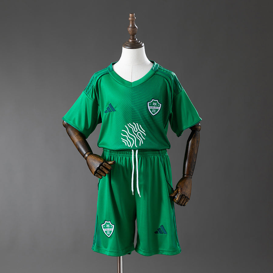 Al-Ahli Saudi Verde Infantil Kit Camisa 25/26