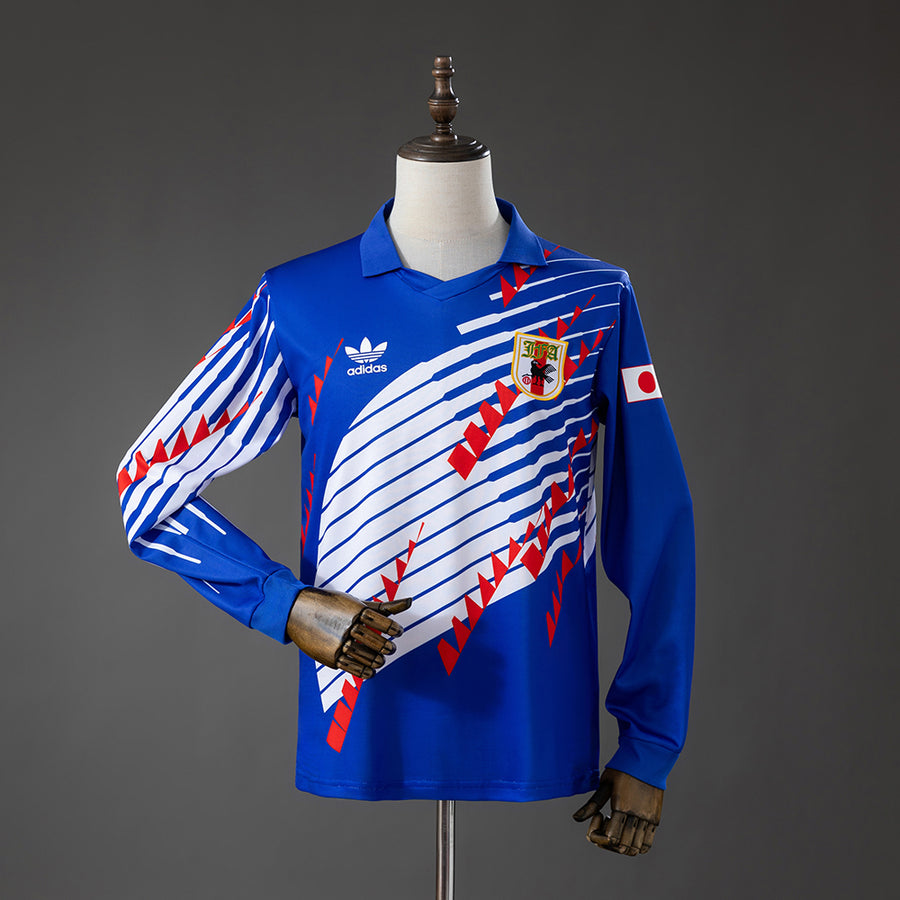 Japão Long Sleeved Principal Retrô Camisa 1993