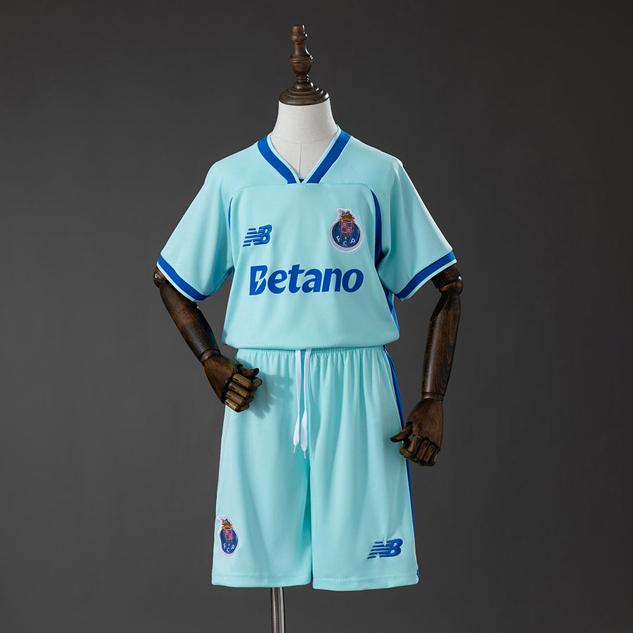 FC Porto Secundária Terceira Infantil Kit Camisa 26/27