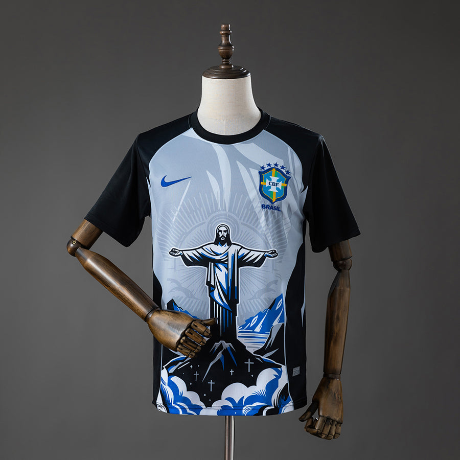 Brasil Christ the Savior - Cinza Camisa 2026