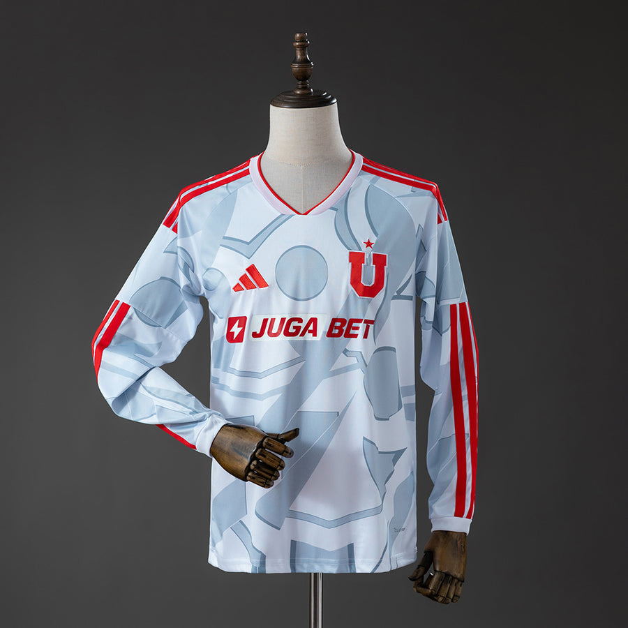 Universidad de Chile Manga Longa Camisa 26/27