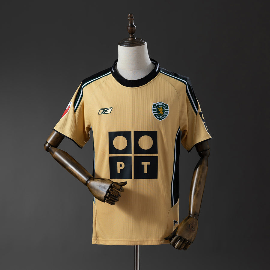 Sporting Lisbon Secundária Retrô Camisa 03/04
