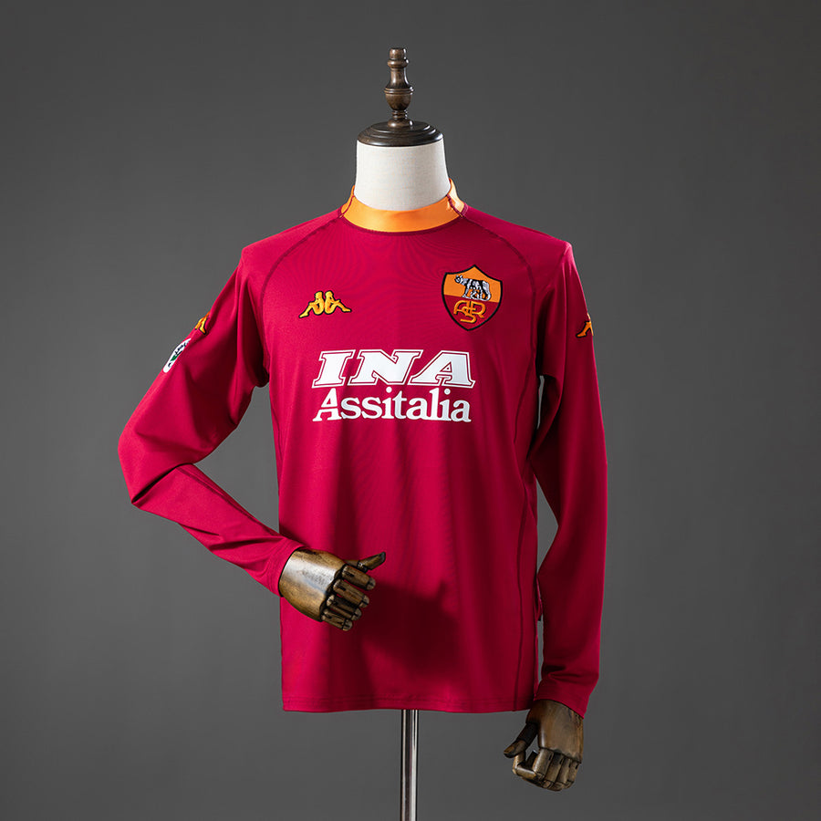 Roma Principal Retrô Manga Longa Camisa 00/01