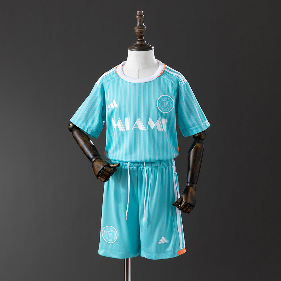 Inter Miami 28 Secundária Terceira Infantil Kit Camisa 24/25