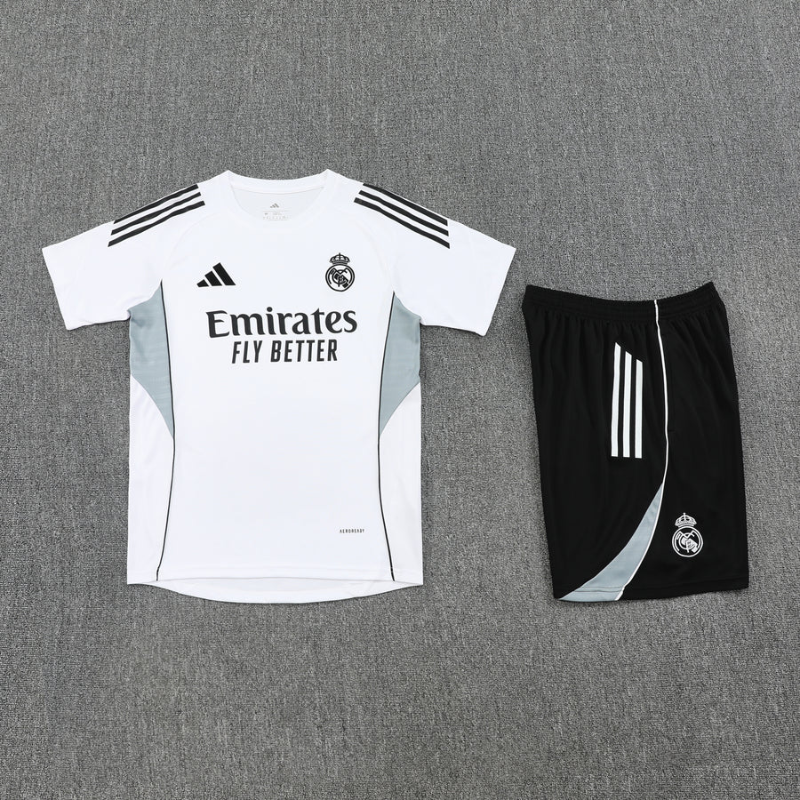 Conjunto Social Real Madrid Manga Curta 25/26