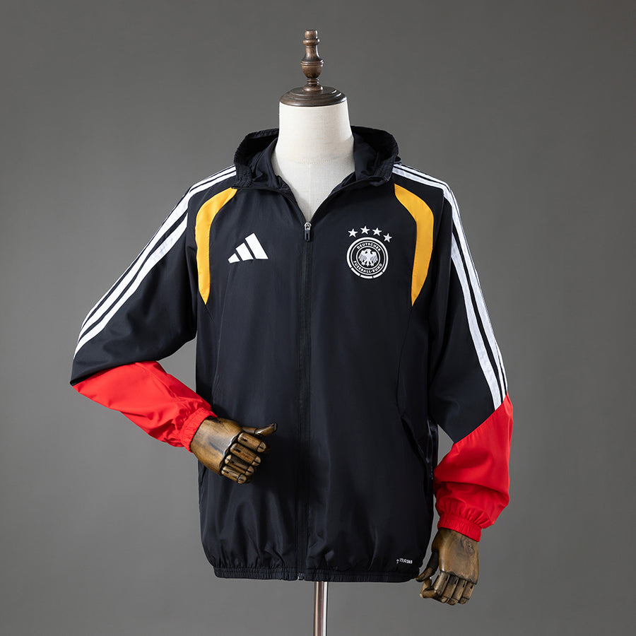Alemanha All Weather - Preto Corta Vento Jaqueta 2026