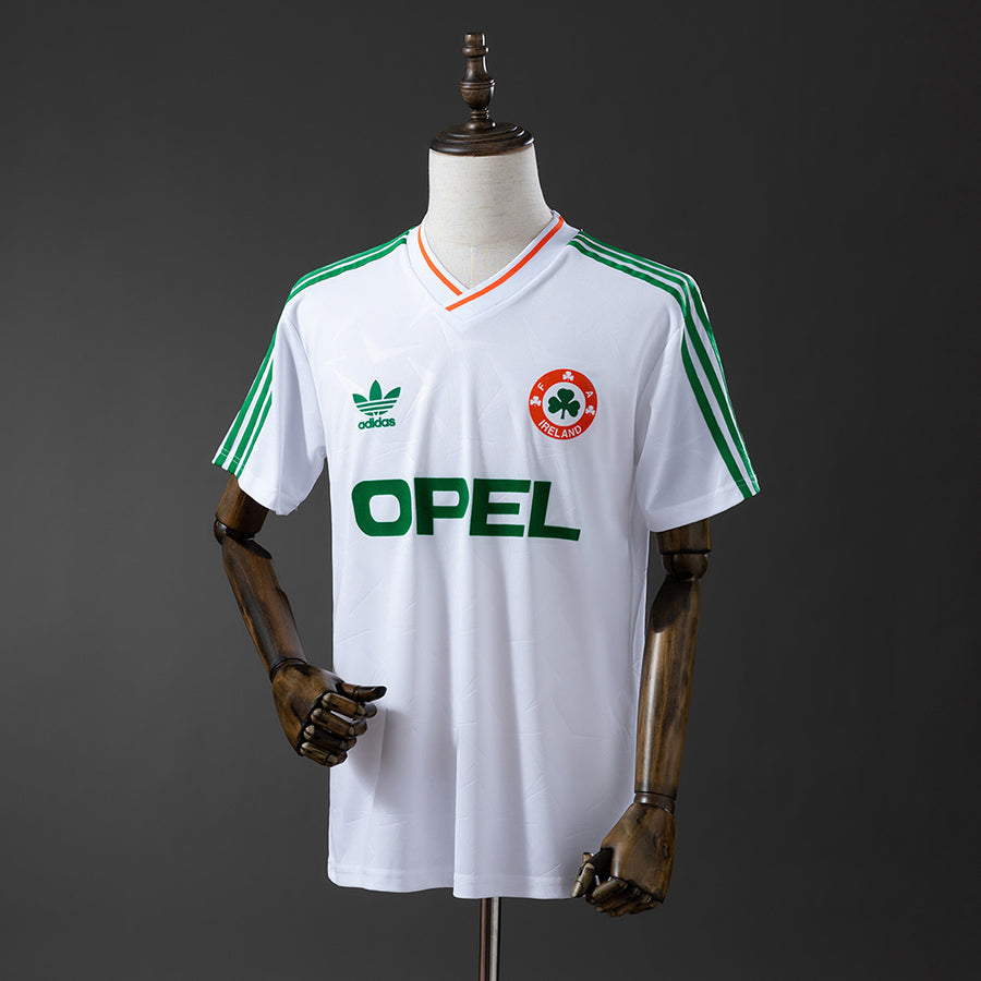 Ireland Secundária Retrô Camisa 1992