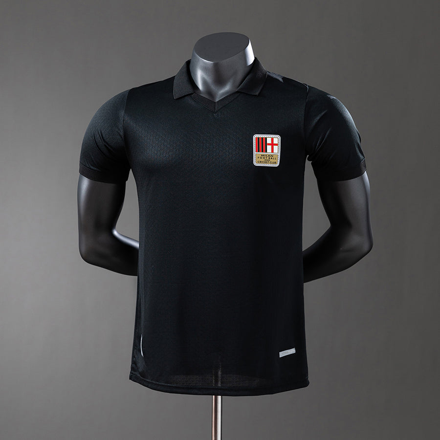 AC Milan 125th Edição - Preto Versão Jogador Aniversário Camisa
