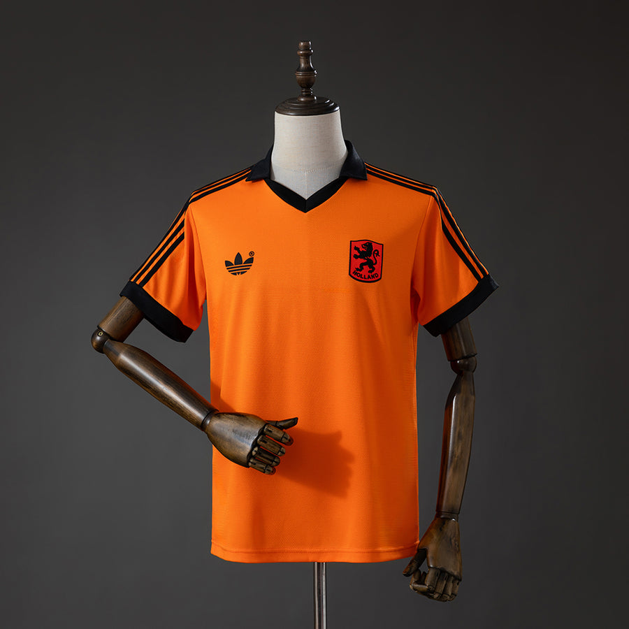 Holanda Principal Retrô Camisa 1980