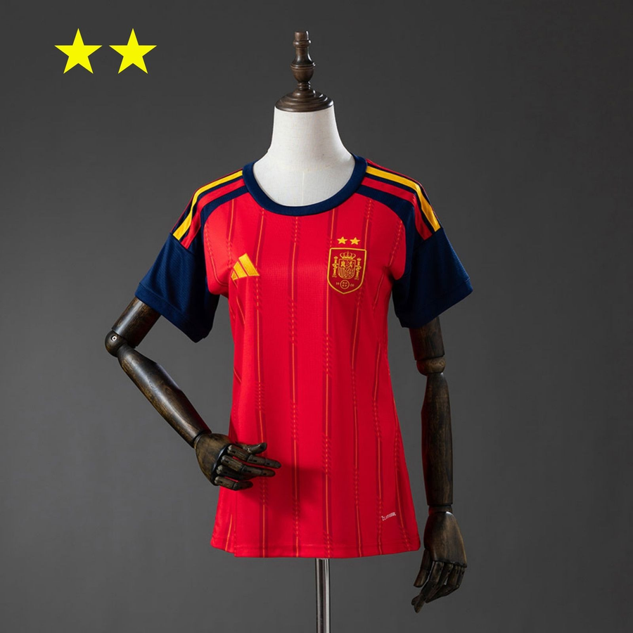 Espanha 2-Star Champion Edition Principal Feminino Camisa 2026