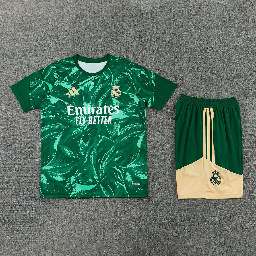 Conjunto Social Camuflagem verde do Real Madrid 26/27