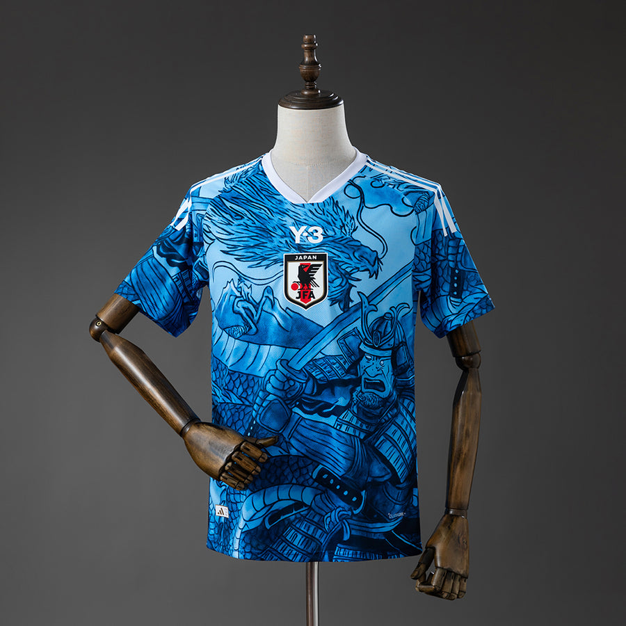 Japão Y-3 Samurai Azul Camisa