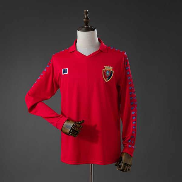 Osasuna Principal Retrô Manga Longa 1983