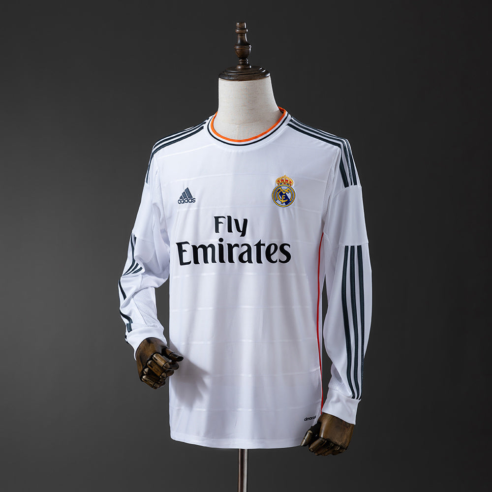 Real Madrid Principal Retrô Manga Longa 13/14
