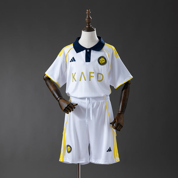 Al-Nassr Secundária Terceira Infantil Kit Camisa 25/26