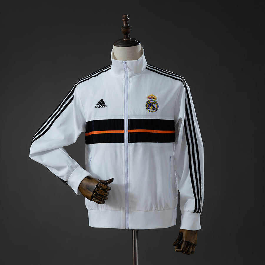 Real Madrid Track Corta Vento Jaqueta Retrô 13/14