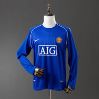 Manchester United Goleiro Retrô Manga Longa Camisa 07/08