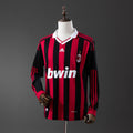 AC Milan Principal Retrô Manga Longa 09/10