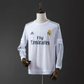 Real Madrid Principal Retrô Manga Longa Camisa 15/16