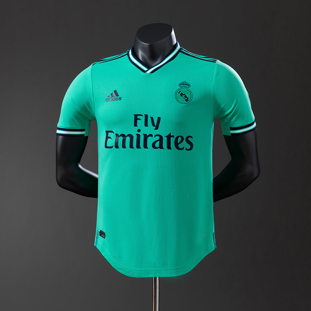 Real Madrid Secundária Terceira Retrô Versão Jogador Camisa 1920