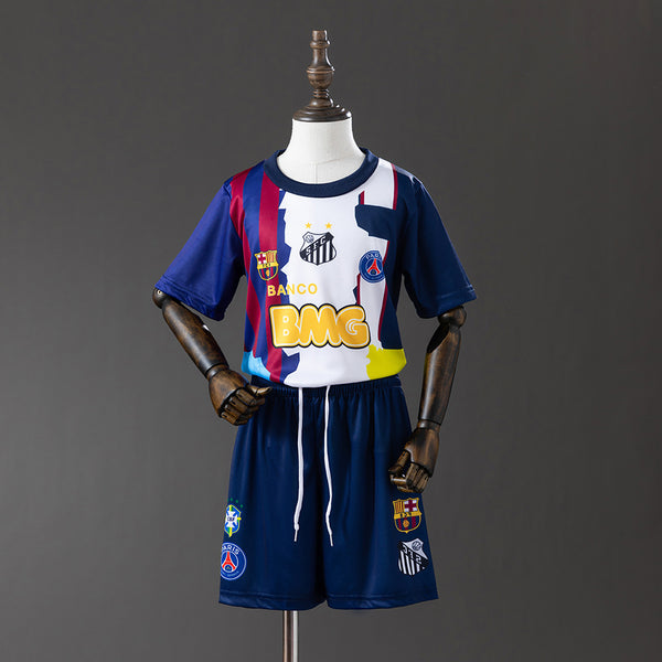 Neymar jr Infantil Kit Comemoração Camisa 25/26