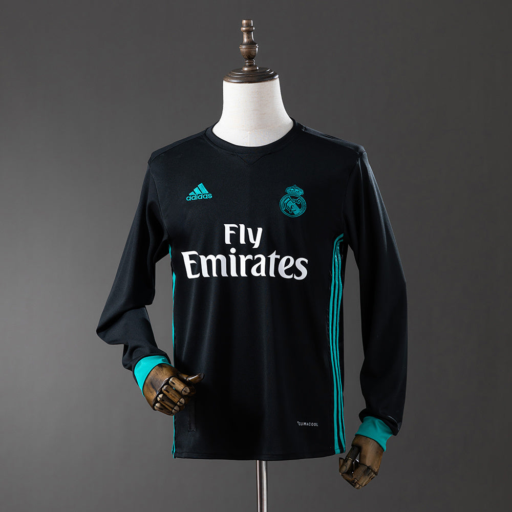 Real Madrid Secundária Retrô Manga Longa 17/18