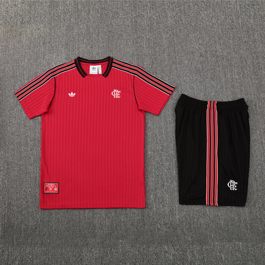 Conjunto Social vintage Flamengo 25/26