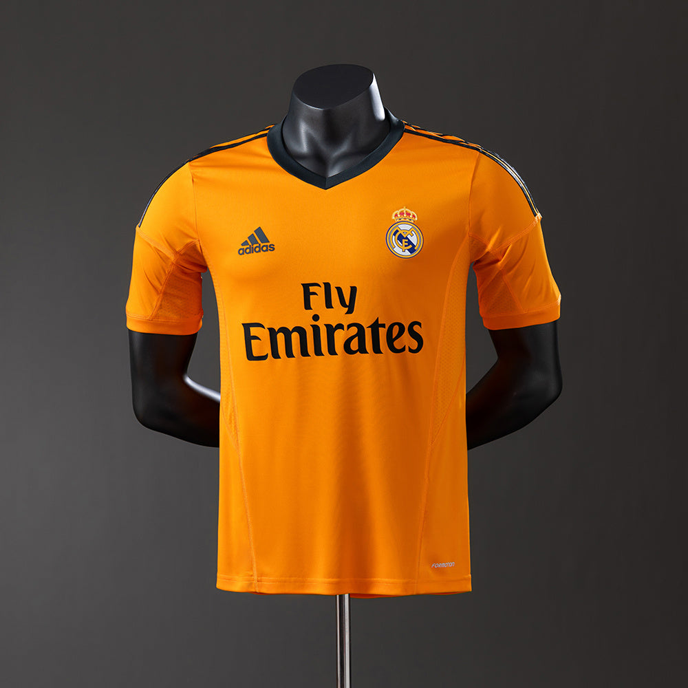 Real Madrid Secundária Terceira Retrô Versão Jogador Camisa 13/14