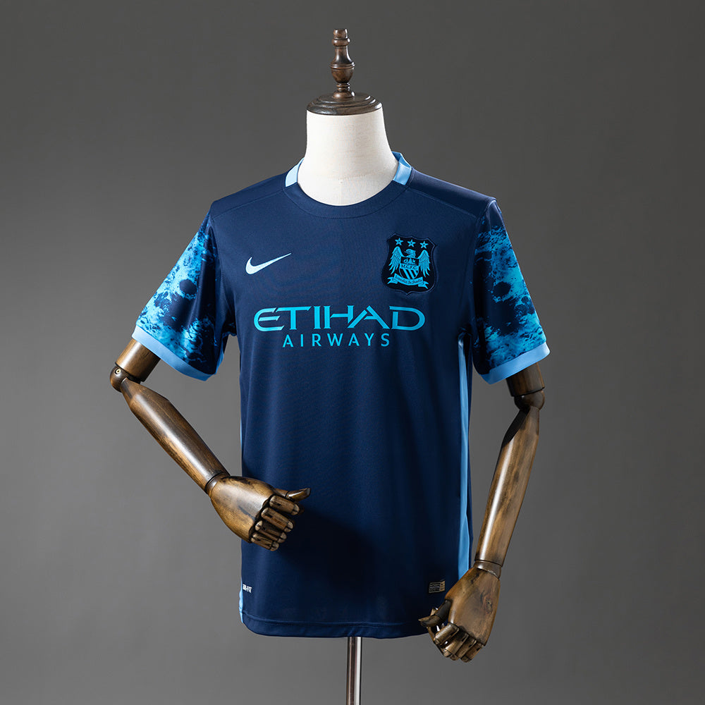 Manchester City Secundária Retrô 15/16