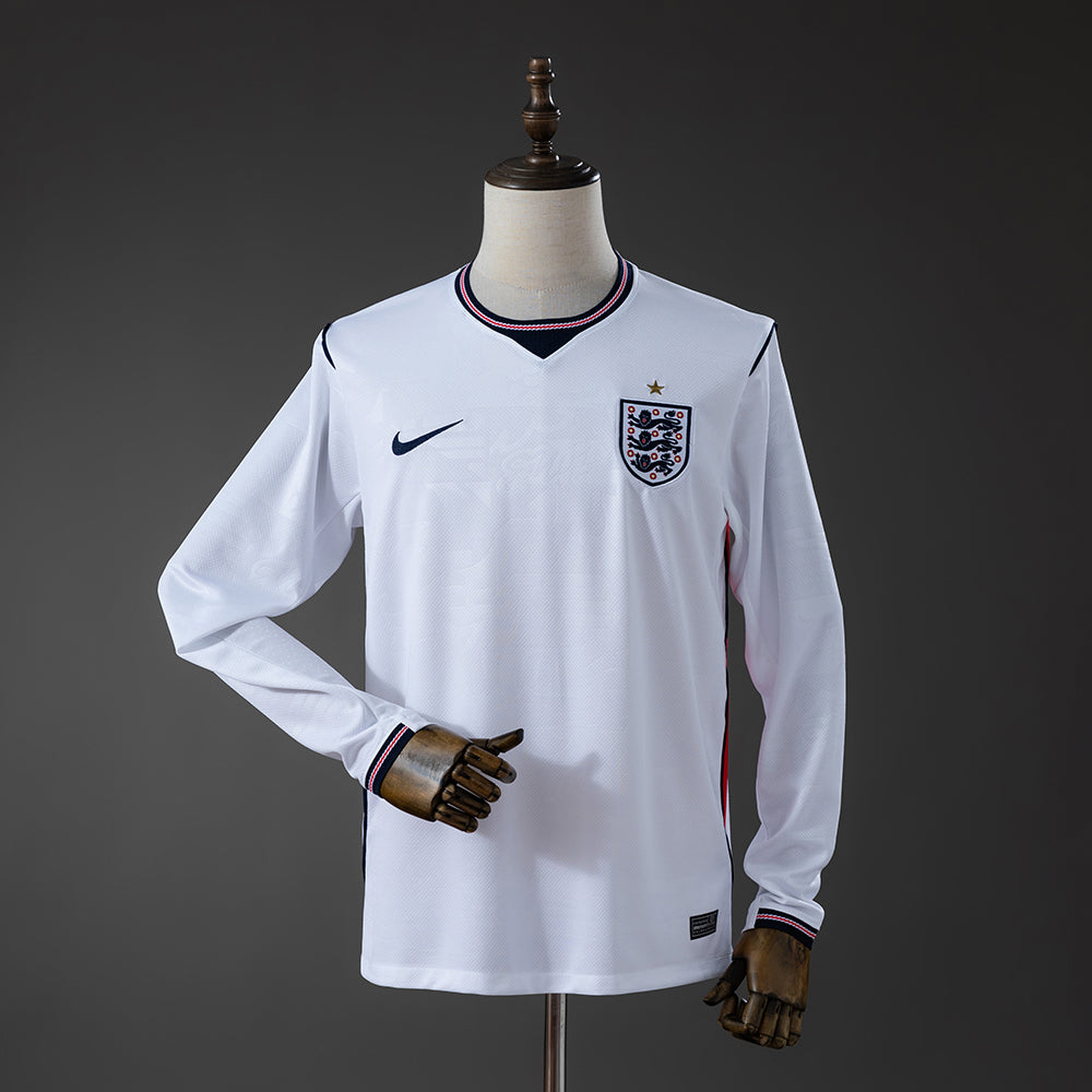 Inglaterra Principal Manga Longa Camisa 2026