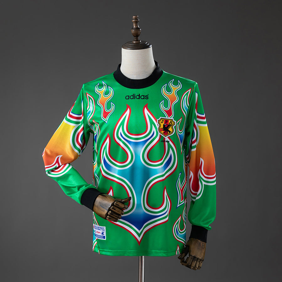 Japão GK Retrô Manga Longa Camisa 1998