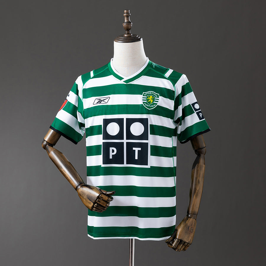 Sporting Lisbon Principal Retrô Camisa 03/04